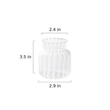 Hjemix | Petal-Teksturert-Glass Akenter & Vaser