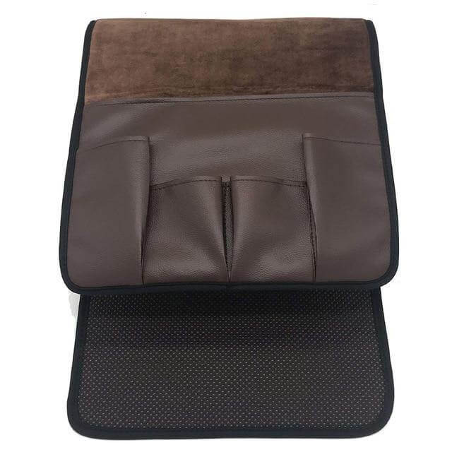 Hjemix | Non-slip 5 lomme lær armlene stol organiser