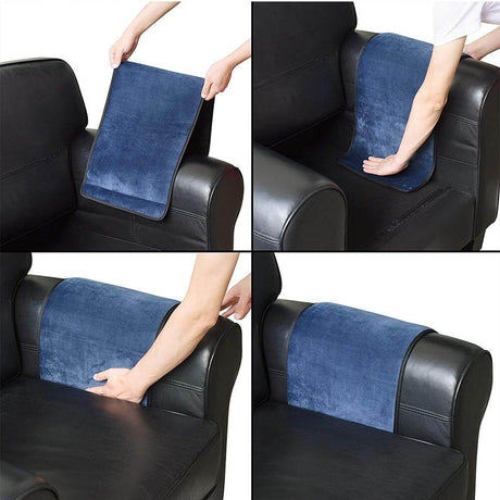 Hjemix | Non-slip 5 lomme lær armlene stol organiser