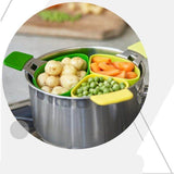 Hjemix | 3Pcs Enkel Tallerken Mat Dampskinn