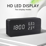 Hjemix | LED vekkerklokke i tre kubusform