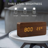 Hjemix | LED vekkerklokke i tre kubusform