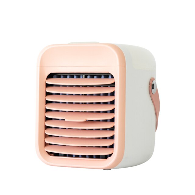 Hjemix | Mini luftkjøler med rask ventilasjon, USB-oppladbar
