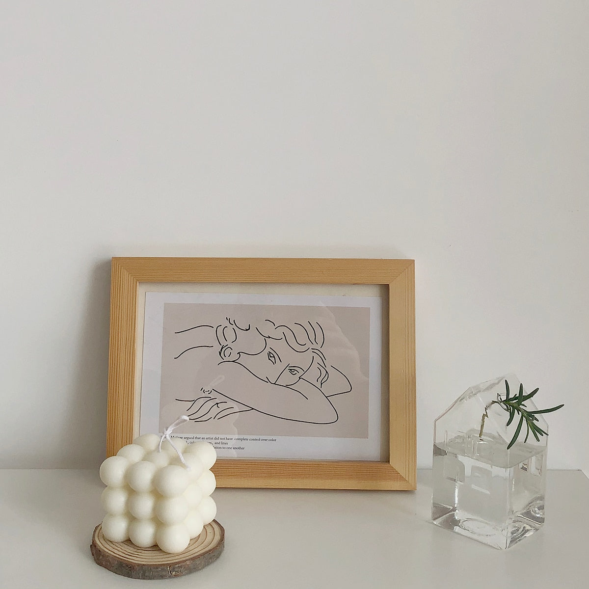 Hjemix | Cube Soyvoks Hvit Stearinlys