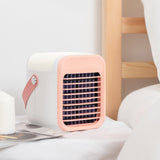 Hjemix | Mini luftkjøler med rask ventilasjon, USB-oppladbar