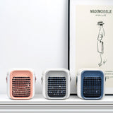 Hjemix | Mini luftkjøler med rask ventilasjon, USB-oppladbar