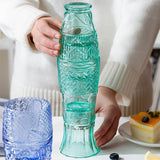 Hjemix | Farget Glasskoppsett i Koi Fisk Form - Salg
