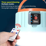 Hjemix | Værbestandig Solcelleoppladbar Camping LED Lampe