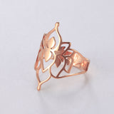 Hjemix | Buddha Vintage Lotus Ring for kvinner