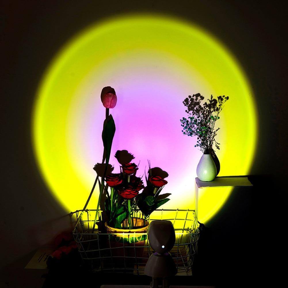 Hjemix | Atmosfærisk Solnedgang Robot Lampe LED