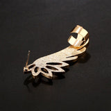 Hjemix | Fashion Alloy Feather Øreklipp Clip on Øredobber