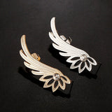 Hjemix | Fashion Alloy Feather Øreklipp Clip on Øredobber