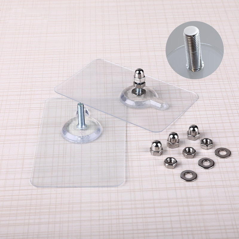 Hjemix | 10 stk tungduty punch-frie transparente klistre kroker