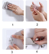 Hjemix | 10 stk tungduty punch-frie transparente klistre kroker