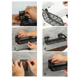 Hjemix | Metall Sugkop Stativ til Bad