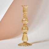 Hjemix | GlowCharm Pastel Glass Candle Holder | decorative candle holders | elegant table decor
