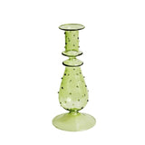 Hjemix | GlowCharm Pastel Glass Candle Holder | decorative candle holders | elegant table decor