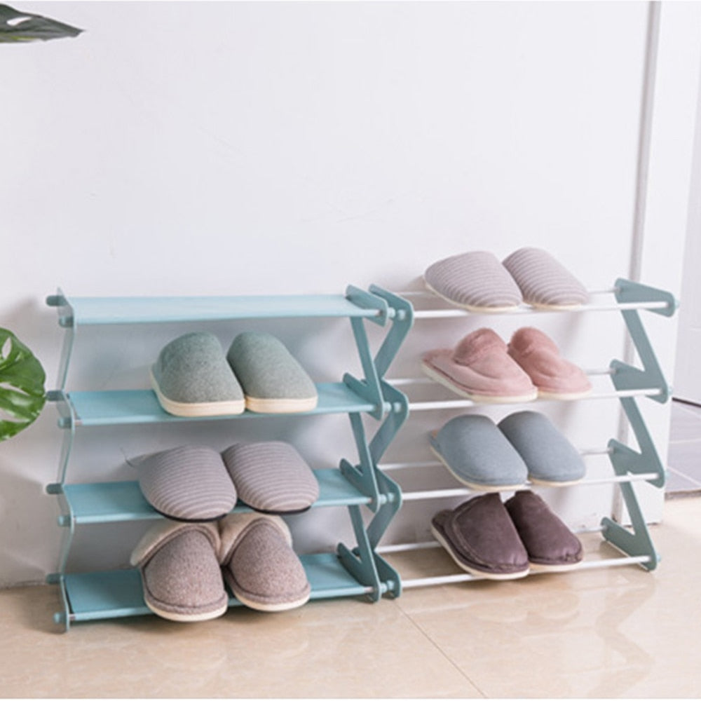 Hjemix | Minimal Z Justerbar Skrivebord Organizer og Skohylle