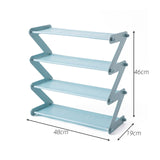 Hjemix | Minimal Z Justerbar Skrivebord Organizer og Skohylle