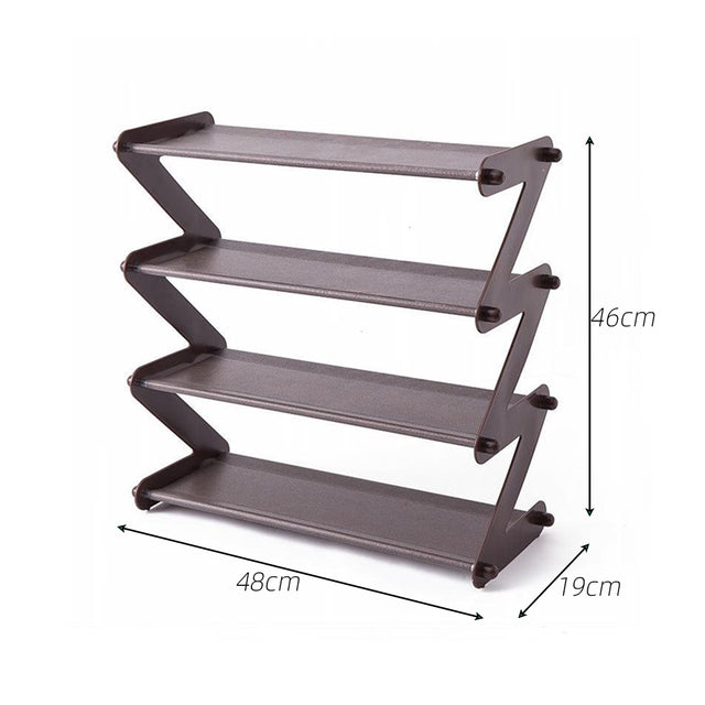 Hjemix | Minimal Z Justerbar Skrivebord Organizer og Skohylle