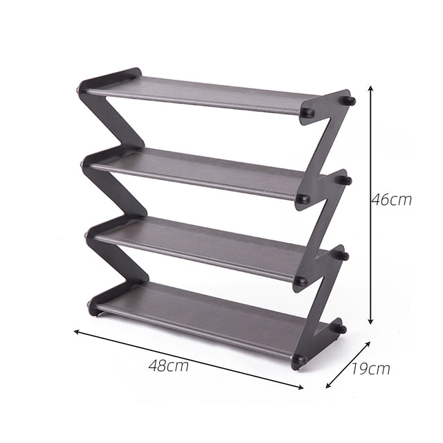 Hjemix | Minimal Z Justerbar Skrivebord Organizer og Skohylle