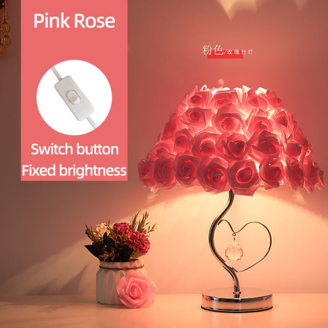 Hjemix | Rose Blossom Nattbord Lampe