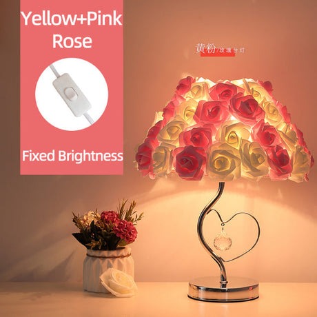 Hjemix | Rose Blossom Nattbord Lampe