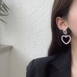 Hjemix | Koreansk Temperament Retro Rhinestone Sløyfe Klipp Øredobber