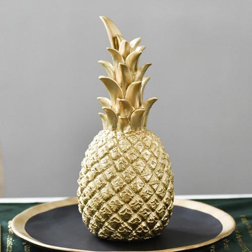 Hjemix | PineLux Glitrende Ananas Dekorativ Figur | Moderne Design | Tilgjengelig i 3 Farger & Størrelser