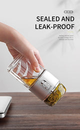 Hjemix | Dobbel Glass Te Infuser Termosflaske