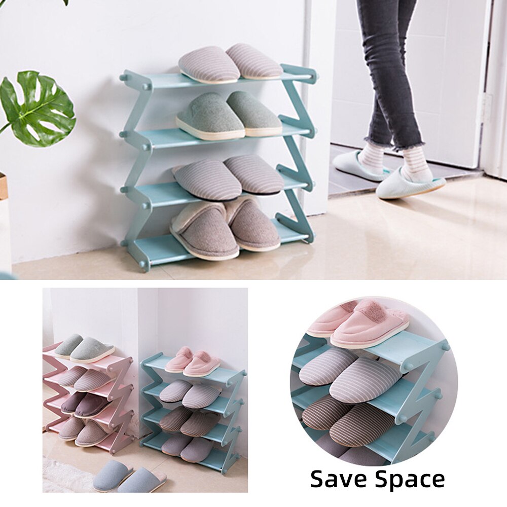 Hjemix | Minimal Z Justerbar Skrivebord Organizer og Skohylle
