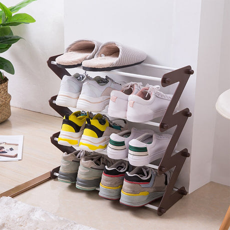 Hjemix | Minimal Z Justerbar Skrivebord Organizer og Skohylle