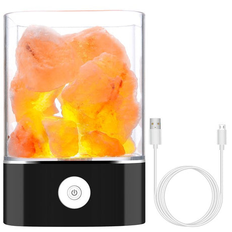 Hjemix | Himalaya Salt Skrivebordslampe & Luftrenser Hvit