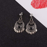 Hjemix | 5 fargede dusk vintage clips øreringer uten piercing