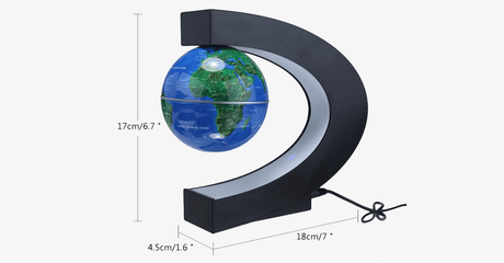 Hjemix | Modern Globe – Nyt den magiske magnetiske svevningen av verden!