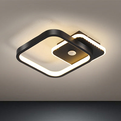 Hjemix | MotionGlide PIR Bevegelsessensor LED Taklampe | Smart Belysning | Energisparende | Perfekt for Gang & Bad