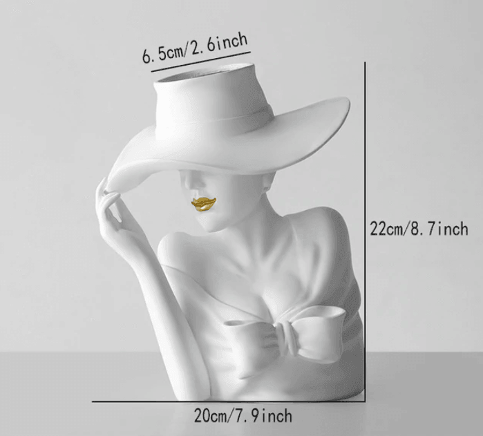 Hjemix | Harpiks Portrett Blomsterkrukke