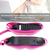 Hjemix | Retro Lepetelefon: Flocked Sexy Telefon, unik hjemmeinnredningsgave