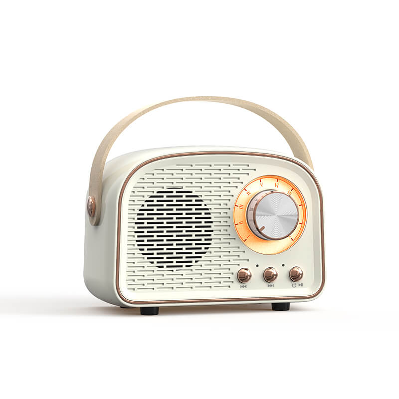Norvo | Retro Rund Radio Bluetooth Høyttaler