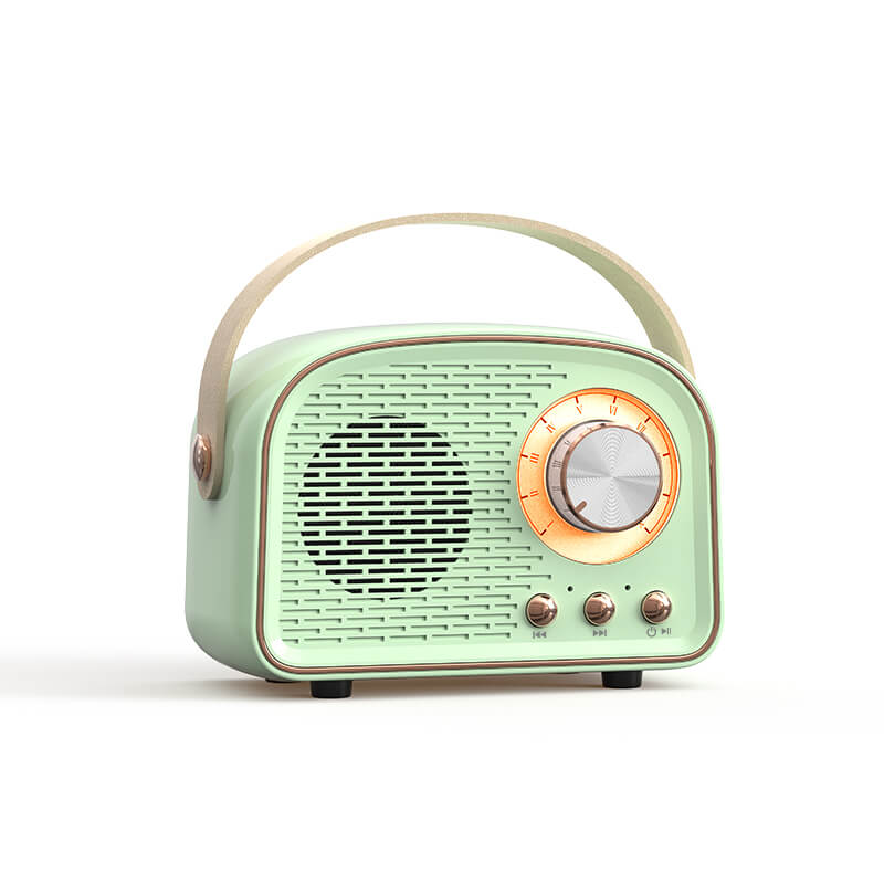 Norvo | Retro Rund Radio Bluetooth Høyttaler