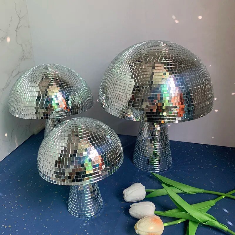 Hjemix | Retro-Stil Glass Disco Sopprdekorasjon