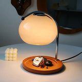 Hjemix | Glass bordlampe i retrostil med stativ
