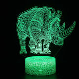 Hjemix | 3D Lampe Nesehorn Majestet