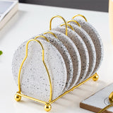 Hjemix | Marmorerte Keramiske Underlag med Stativ