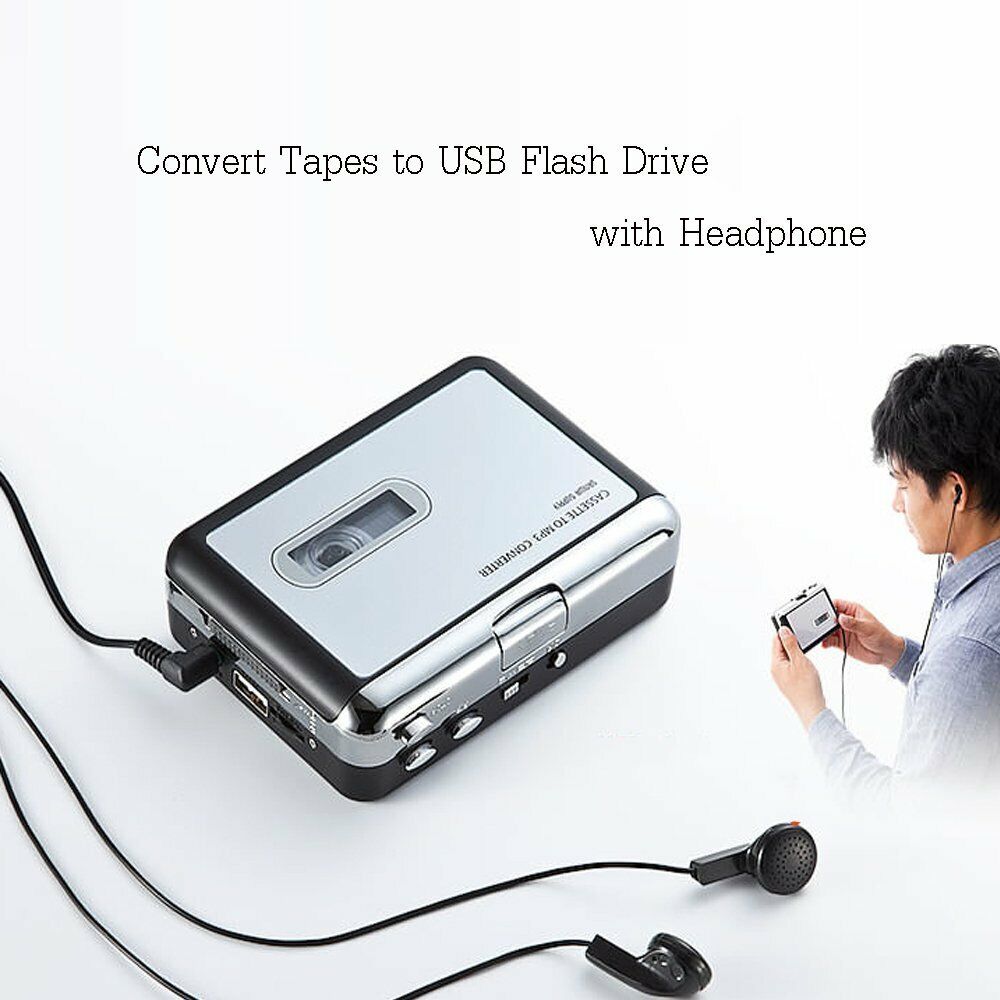 Hjemix | Kasset-til-MP3 format konverter - Lagre til USB minnepinne - Musikkspiller