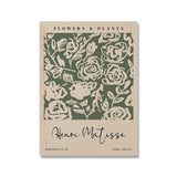 Hjemix | Salviegrønn Matisse Yayoi Kusama Utstillingsplakat