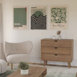 Hjemix | Salviegrønn Matisse Yayoi Kusama Utstillingsplakat