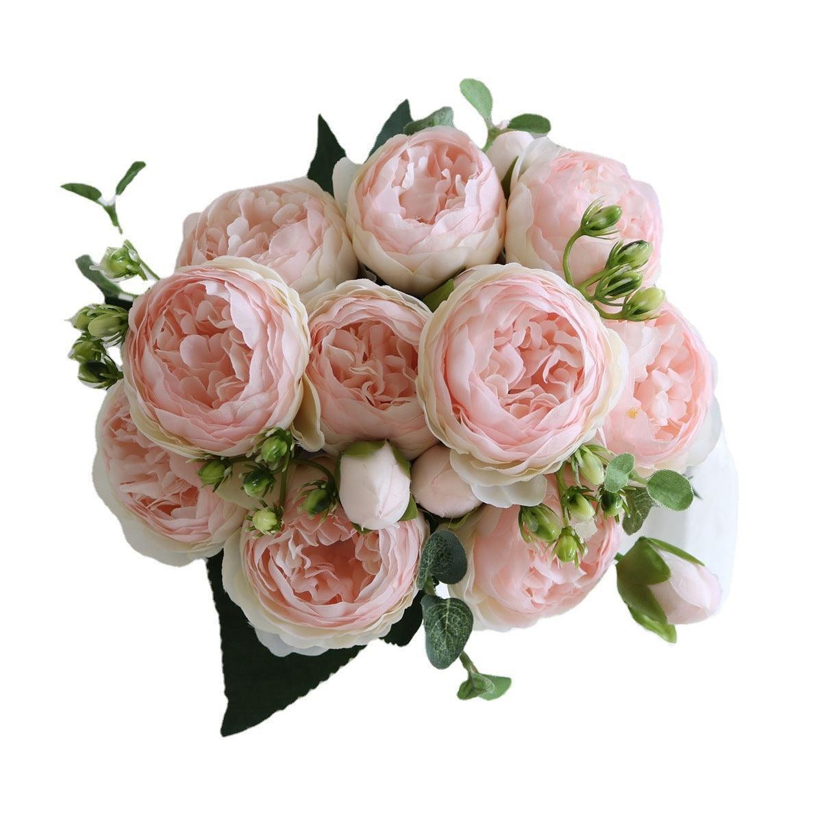 Hjemix | Elegant Peony Dreams - Premium Kunstig Blomsterbukett