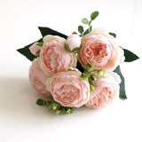 Hjemix | Elegant Peony Dreams - Premium Kunstig Blomsterbukett