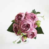 Hjemix | Elegant Peony Dreams - Premium Kunstig Blomsterbukett
